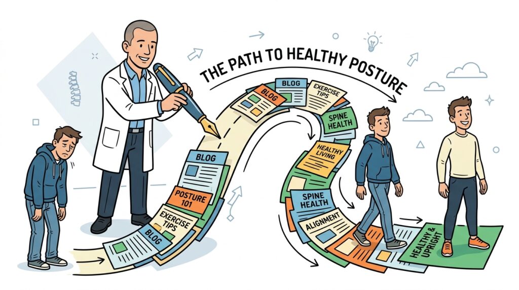 The chiropractic blogs that fail to gain traction usually share one problem: they read like a textbook. Long paragraphs, clinical language, no personality. Patients aren't looking for a research paper. They're looking for a clear, honest answer from someone who understands what they're going through.
Write the way you'd actually explain something to a patient sitting across from you. Use short paragraphs. Break up longer explanations with subheadings so people can scan for the part that matters to them. If a concept needs a bit of nuance, explain it simply rather than burying it in jargon.
