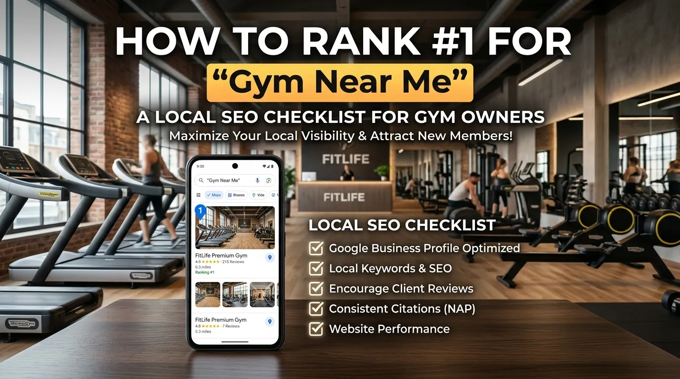 How to Rank #1 for "Gym Near Me": A Local SEO Checklist for Gym Owners