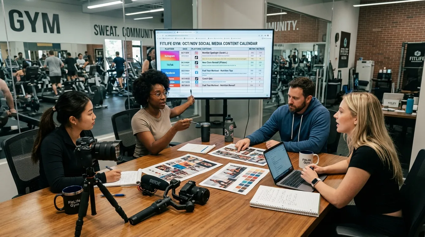 Building a Content Calendar for Your Gym's Social Media