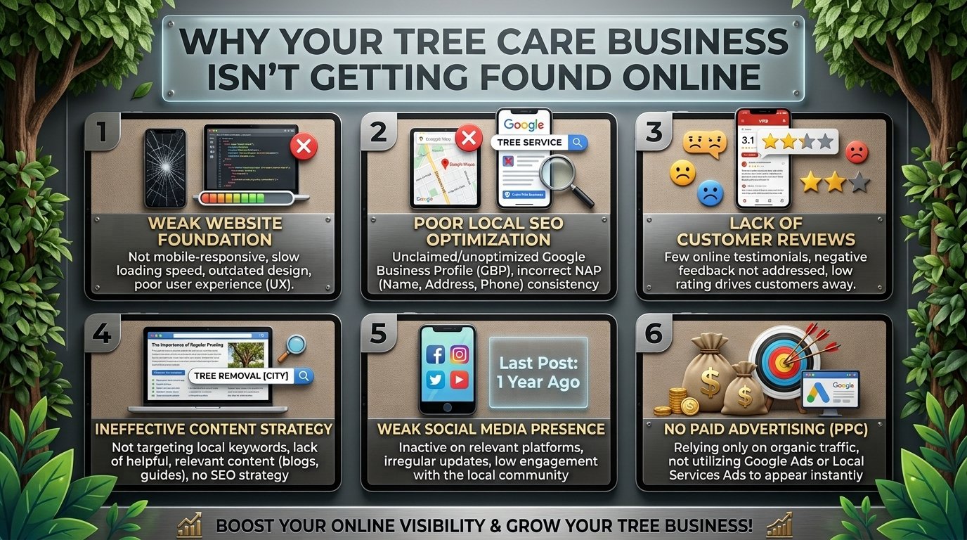 Why Your Tree Care Business Isn't Getting Found Online