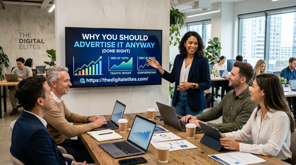Why you should advertise it anyway, done right